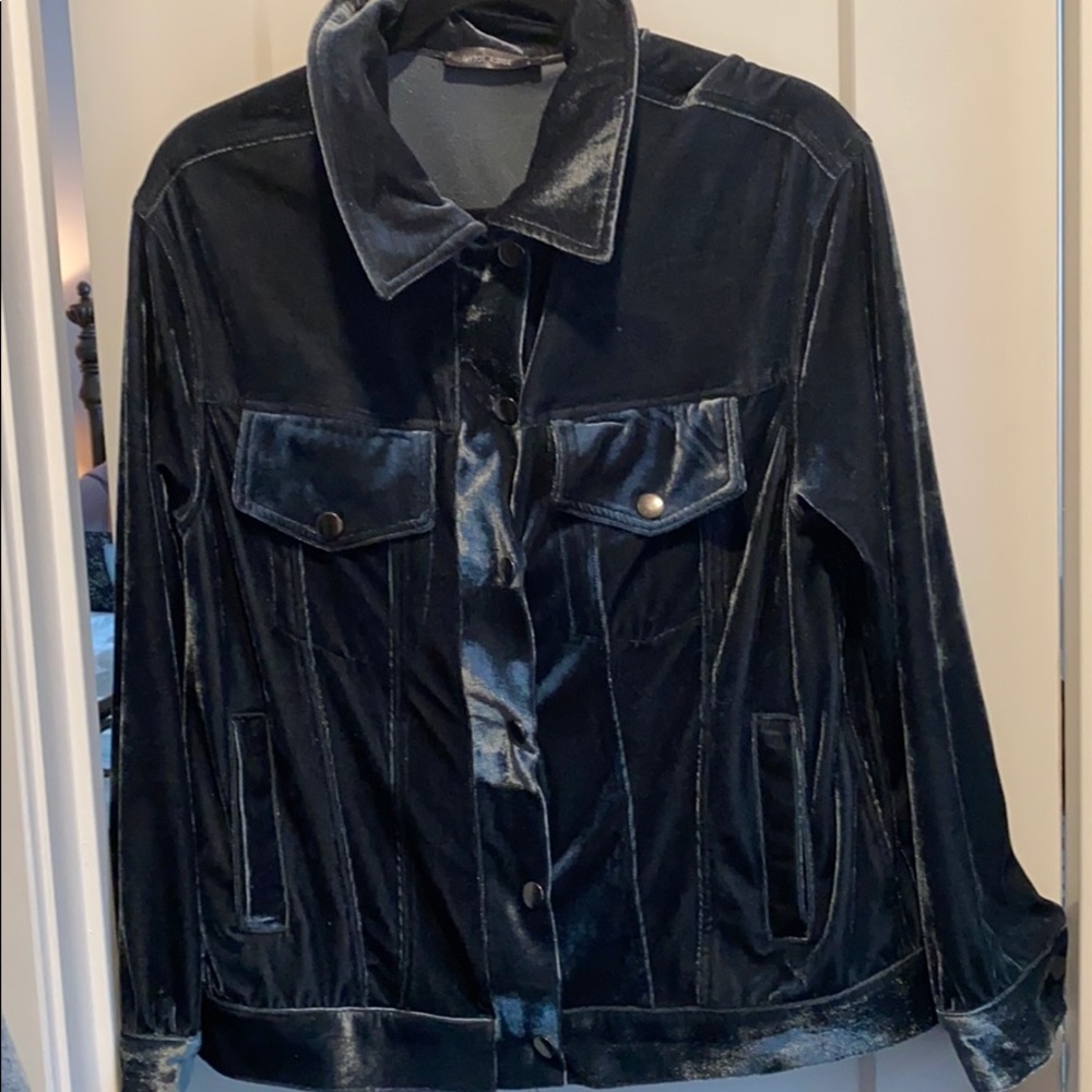 Velvet Zip Up